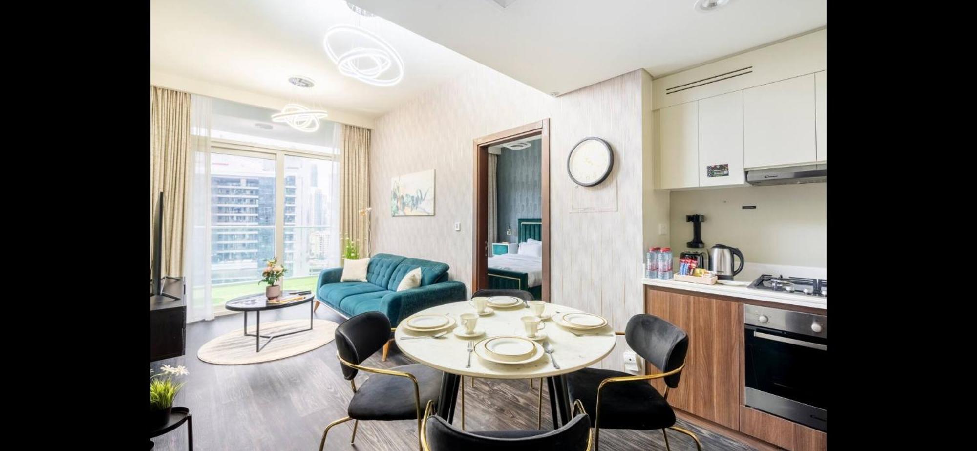 Luxury 2 Bedroom With Burj Khalifa View Dubai Dış mekan fotoğraf