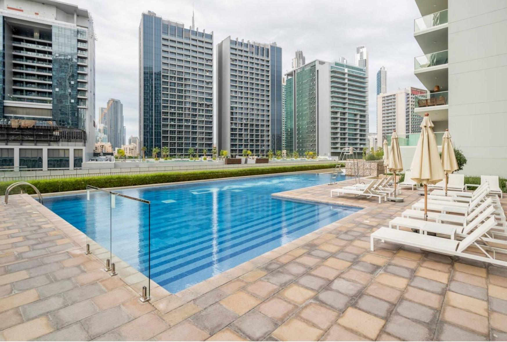Luxury 2 Bedroom With Burj Khalifa View Dubai Dış mekan fotoğraf